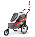 Innopet Sporty Dog Trailer Deluxe Red/white