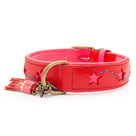 Dog with a Mission halsband Pink Star