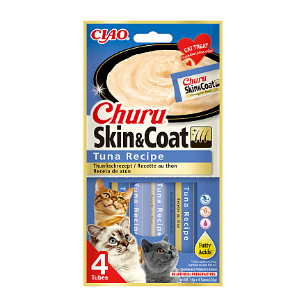 Inaba Churu Skin & Coat Tuna 4 x 14 gr